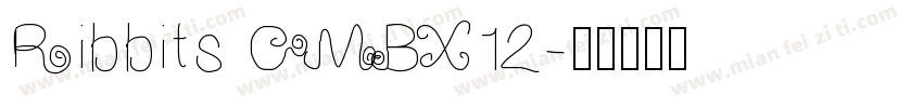Ribbits CMBX12字体转换
